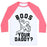 Virgin Teez  Baseball Tee Unisex Classic Baseball Tee / x-small / White/Neon Pink BOOS YOUR DADDY UNISEX CLASSIC BASEBALL TEE