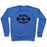Virgin Teez  Pullover Crewneck Sweatshirt / x-small / Heathered Blue BOOTY AND BICEPS CREWNECK SWEATSHIRT