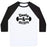 Virgin Teez  Baseball Tee Unisex Classic Baseball Tee / x-small / White/Black BOOTY AND BICEPS UNISEX CLASSIC BASEBALL TEE