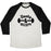 Virgin Teez  Baseball Tee Unisex Tri-Blend Baseball Tee / small / Oatmeal / Black BOOTY AND BICEPS UNISEX TRI-BLEND BASEBALL TEE