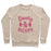 Virgin Teez  Pullover Crewneck Sweatshirt / x-small / Heathered Oatmeal BOOTY & BICEPS CREWNECK SWEATSHIRT