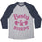 Virgin Teez  Baseball Tee Unisex Tri-Blend Baseball Tee / small / Athletic Gray / Navy BOOTY & BICEPS UNISEX TRI-BLEND BASEBALL TEE