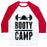 Virgin Teez  Baseball Tee Unisex Classic Baseball Tee / x-small / White/Red BOOTY CAMP UNISEX CLASSIC BASEBALL TEE