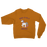 VIRGIN TEEZ Sweat shirt Orange / S Born to be a unicorn Classic Adult Sweatshirt