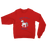 VIRGIN TEEZ Sweat shirt Red / S Born to be a unicorn Classic Adult Sweatshirt