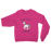 VIRGIN TEEZ Sweat shirt Safety Pink / S Born to be a unicorn Classic Adult Sweatshirt