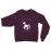 VIRGIN TEEZ Sweat shirt Burgundy / S Born to be a unicorn Classic Adult Sweatshirt