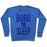 Virgin Teez  Pullover Crewneck Sweatshirt / x-small / Heathered Blue BORN TO SLEEP CREWNECK SWEATSHIRT
