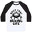 Virgin Teez  Baseball Tee Unisex Classic Baseball Tee / x-small / White/Black BOUT THAT BOXING LIFE UNISEX CLASSIC BASEBALL TEE