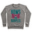 Virgin Teez  Pullover Crewneck Sweatshirt / x-small / Heathered Gray BOWS AND BURPEES CREWNECK SWEATSHIRT
