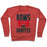 Virgin Teez  Pullover Crewneck Sweatshirt / x-small / Heathered Red BOWS AND BURPEES CREWNECK SWEATSHIRT