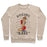 Virgin Teez  Pullover Crewneck Sweatshirt / x-small / Heathered Oatmeal BOXING BABE CREWNECK SWEATSHIRT
