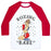 Virgin Teez  Baseball Tee Unisex Classic Baseball Tee / x-small / White/Red BOXING BABE UNISEX CLASSIC BASEBALL TEE