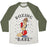 BOXING BABE UNISEX TRI-BLEND BASEBALL TEE