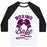 Virgin Teez  Baseball Tee Unisex Classic Baseball Tee / x-small / White/Black BOXING BABE (VINTAGE) UNISEX CLASSIC BASEBALL TEE