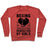 Virgin Teez  Pullover Crewneck Sweatshirt / x-small / Heathered Red BOXING CREATED BY MEN PERFECTED BY GIRLS CREWNECK SWEATSHIRT