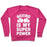 Virgin Teez  Pullover Crewneck Sweatshirt / x-small / Deep Pink BOXING IS MY SUPEROWER CREWNECK SWEATSHIRT