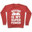 Virgin Teez  Pullover Crewneck Sweatshirt / x-small / Heathered Red BOXING IS MY SUPEROWER CREWNECK SWEATSHIRT