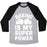 Virgin Teez  Baseball Tee Unisex Tri-Blend Baseball Tee / small / Athletic Gray / Black BOXING IS MY SUPEROWER UNISEX TRI-BLEND BASEBALL TEE