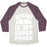 Virgin Teez  Baseball Tee Unisex Tri-Blend Baseball Tee / small / Oatmeal / Maroon BOXING IS MY SUPEROWER UNISEX TRI-BLEND BASEBALL TEE