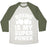 Virgin Teez  Baseball Tee Unisex Tri-Blend Baseball Tee / small / Oatmeal / Moss BOXING IS MY SUPEROWER UNISEX TRI-BLEND BASEBALL TEE