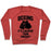 Virgin Teez  Pullover Crewneck Sweatshirt / x-small / Heathered Red BOXING IT'S CHEAPER THAN THERAPY CREWNECK SWEATSHIRT