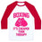 Virgin Teez  Baseball Tee Unisex Classic Baseball Tee / x-small / White/Red BOXING IT'S CHEAPER THAN THERAPY UNISEX CLASSIC BASEBALL TEE