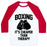 Virgin Teez  Baseball Tee Unisex Classic Baseball Tee / x-small / White/Red BOXING IT'S CHEAPER THAN THERAPY UNISEX CLASSIC BASEBALL TEE