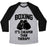 Virgin Teez  Baseball Tee Unisex Tri-Blend Baseball Tee / small / Athletic Gray / Black BOXING IT'S CHEAPER THAN THERAPY UNISEX TRI-BLEND BASEBALL TEE