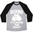 Virgin Teez  Baseball Tee Unisex Tri-Blend Baseball Tee / small / Athletic Gray / Black BOXING IT'S CHEAPER THAN THERAPY UNISEX TRI-BLEND BASEBALL TEE