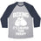 Virgin Teez  Baseball Tee Unisex Tri-Blend Baseball Tee / small / Athletic Gray / Navy BOXING IT'S CHEAPER THAN THERAPY UNISEX TRI-BLEND BASEBALL TEE