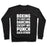 Virgin Teez  Pullover Crewneck Sweatshirt / x-small / Black BOXING: IT'S JUST LIKE DANCING EXCEPT WE PUNCH EACH OTHER CREWNECK SWEATSHIRT