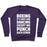 Virgin Teez  Pullover Crewneck Sweatshirt / x-small / Purple BOXING: IT'S JUST LIKE DANCING EXCEPT WE PUNCH EACH OTHER CREWNECK SWEATSHIRT
