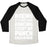 Virgin Teez  Baseball Tee Unisex Tri-Blend Baseball Tee / small / Oatmeal / Black BOXING: IT'S JUST LIKE DANCING EXCEPT WE PUNCH EACH OTHER UNISEX TRI-BLEND BASEBALL TEE