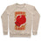 Virgin Teez  Pullover Crewneck Sweatshirt / x-small / Heathered Oatmeal BOXY LADY CREWNECK SWEATSHIRT