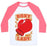 Virgin Teez  Baseball Tee Unisex Classic Baseball Tee / x-small / White/Neon Pink BOXY LADY UNISEX CLASSIC BASEBALL TEE