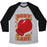 Virgin Teez  Baseball Tee Unisex Tri-Blend Baseball Tee / small / Athletic Gray / Black BOXY LADY UNISEX TRI-BLEND BASEBALL TEE
