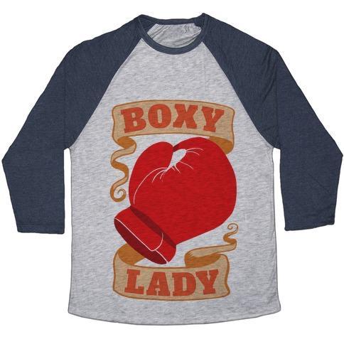Virgin Teez  Baseball Tee Unisex Tri-Blend Baseball Tee / small / Athletic Gray / Navy BOXY LADY UNISEX TRI-BLEND BASEBALL TEE