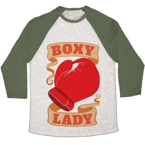 Virgin Teez  Baseball Tee Unisex Tri-Blend Baseball Tee / small / Oatmeal / Moss BOXY LADY UNISEX TRI-BLEND BASEBALL TEE