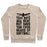 Virgin Teez  Pullover Crewneck Sweatshirt / x-small / Heathered Oatmeal BOYS ARE OKAY BUT HAVE YOU EVER HEARD OF SOFTBALL CREWNECK SWEATSHIRT