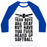 Virgin Teez  Baseball Tee Unisex Classic Baseball Tee / x-small / White/Blue BOYS ARE OKAY BUT HAVE YOU EVER HEARD OF SOFTBALL UNISEX CLASSIC BASEBALL TEE