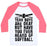 Virgin Teez  Baseball Tee Unisex Classic Baseball Tee / x-small / White/Neon Pink BOYS ARE OKAY BUT HAVE YOU EVER HEARD OF SOFTBALL UNISEX CLASSIC BASEBALL TEE