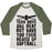 Virgin Teez  Baseball Tee Unisex Tri-Blend Baseball Tee / small / Oatmeal / Moss BOYS ARE OKAY BUT HAVE YOU EVER HEARD OF SOFTBALL UNISEX TRI-BLEND BASEBALL TEE