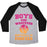 Virgin Teez  Baseball Tee Unisex Tri-Blend Baseball Tee / small / Athletic Gray / Black BOYS ARE WHATEVER SOFTBALL IS FOREVER UNISEX TRI-BLEND BASEBALL TEE