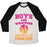 Virgin Teez  Baseball Tee Unisex Tri-Blend Baseball Tee / small / Oatmeal / Black BOYS ARE WHATEVER SOFTBALL IS FOREVER UNISEX TRI-BLEND BASEBALL TEE
