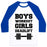 Virgin Teez  Baseball Tee Unisex Classic Baseball Tee / x-small / White/Blue BOYS WORKOUT GIRLS DEADLIFT UNISEX CLASSIC BASEBALL TEE