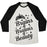 Virgin Teez  Baseball Tee Unisex Tri-Blend Baseball Tee / small / Oatmeal / Black BRAINS & BRAWNS & BEAUTY UNISEX TRI-BLEND BASEBALL TEE