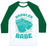 Virgin Teez  Baseball Tee Unisex Classic Baseball Tee / x-small / White/Dark Green BRAWLER BABE UNISEX CLASSIC BASEBALL TEE