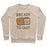 Virgin Teez  Pullover Crewneck Sweatshirt / x-small / Heathered Oatmeal BREADY TO QUIT CREWNECK SWEATSHIRT