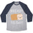 Virgin Teez  Baseball Tee Unisex Tri-Blend Baseball Tee / small / Athletic Gray / Navy BREADY TO QUIT UNISEX TRI-BLEND BASEBALL TEE